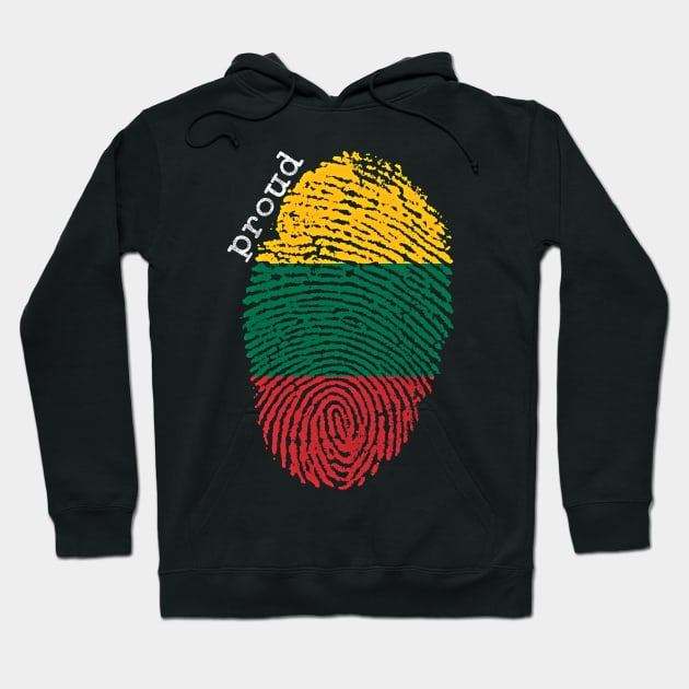 Lithuanian Tshirt.png flag Hoodie by Shopx